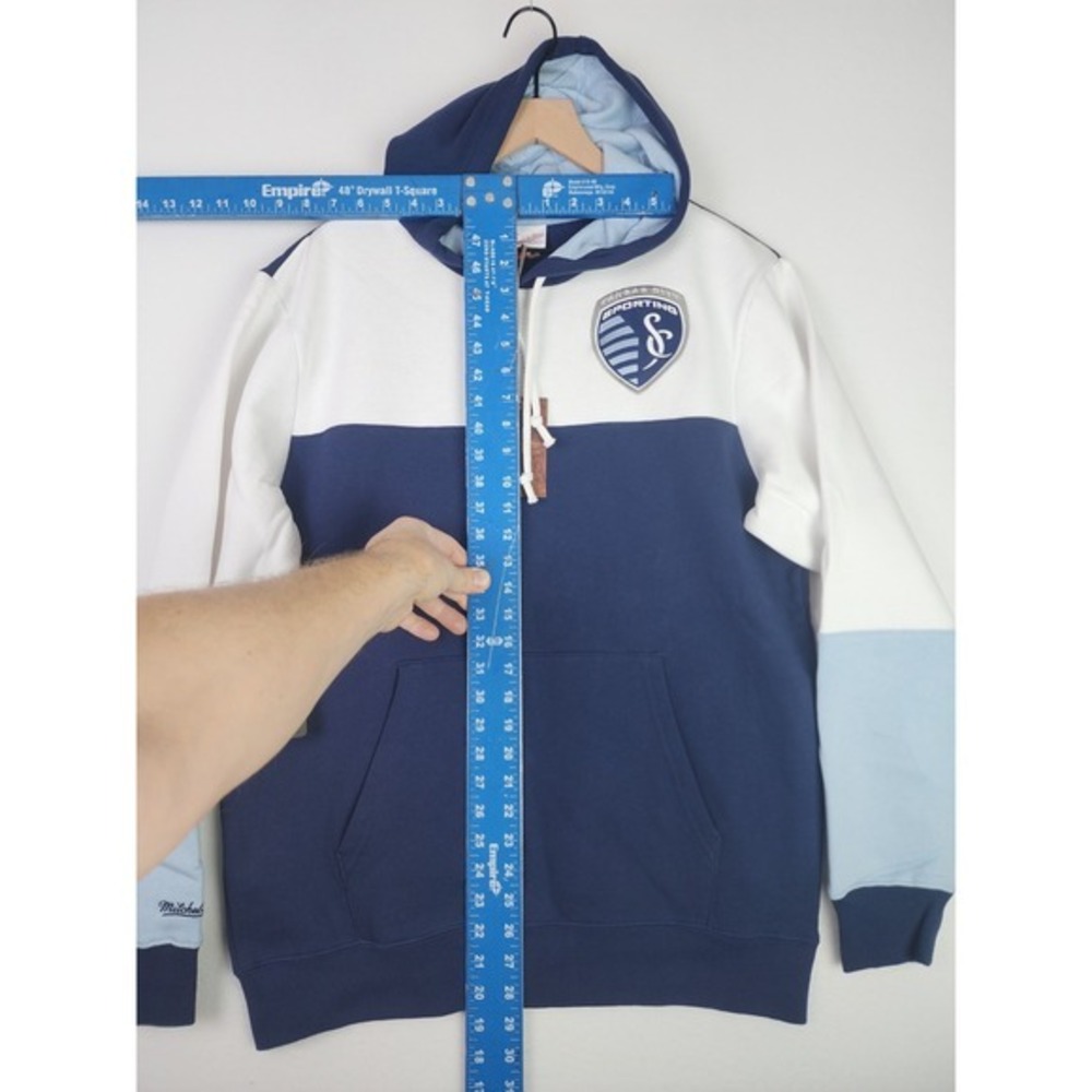 Mitchell & Ness Mens Hoodie Pullover Size Large Sporting Kansas City NWT - Picture 8 of 15